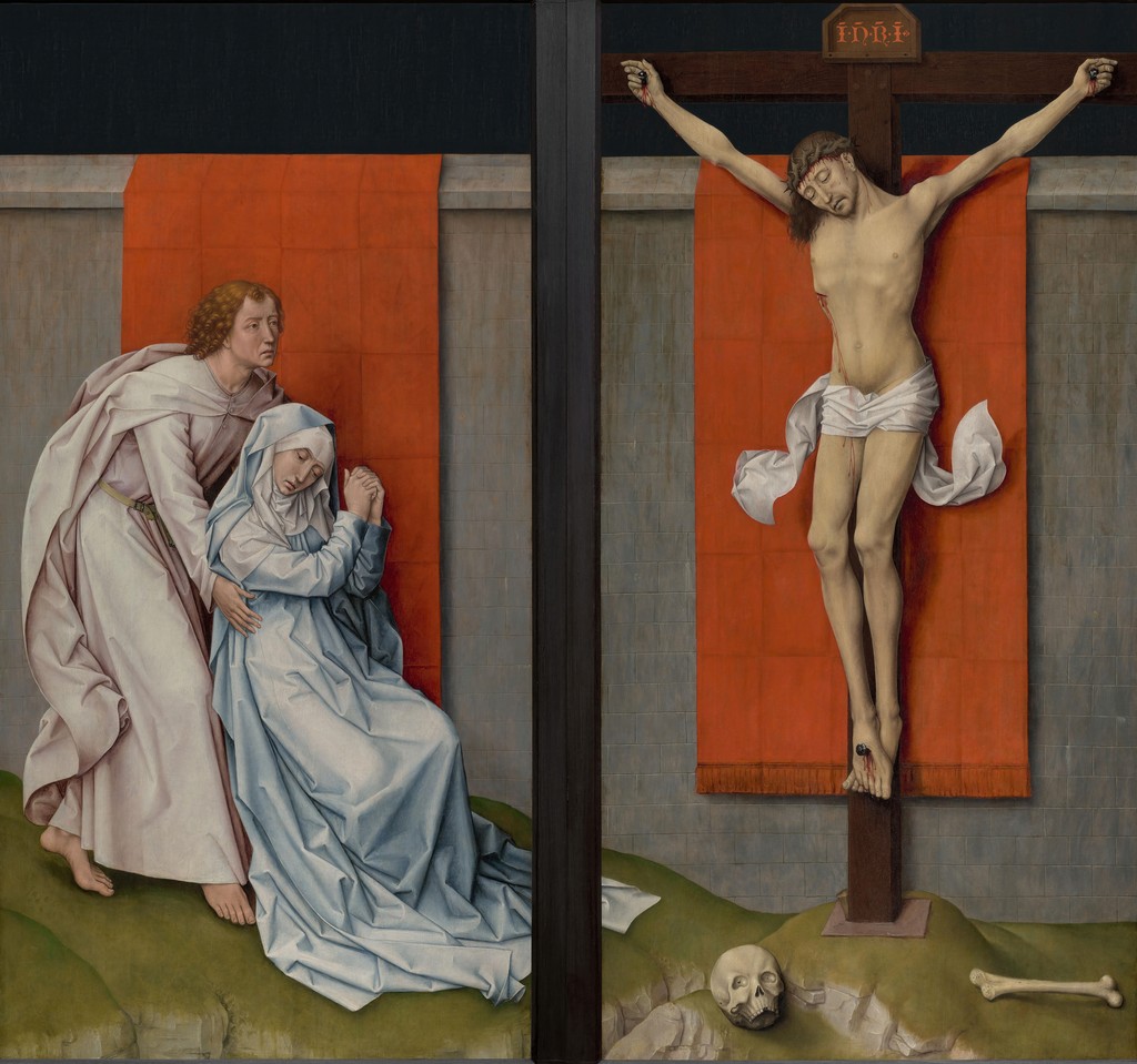 Crucifixion Diptych / Philadelphia Crucifixion by Rogier van der Weyden